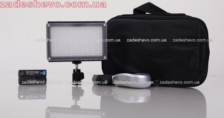 Накамерный видео свет Lishuai (Оригинал) LED-209AS (Би-светодиодная) + шарнирный. . фото 4