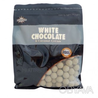 Бойлы для рыбалки Dynamite Baits White Chocolate & Coconut Cream 20mm 1kg - DY65. . фото 1