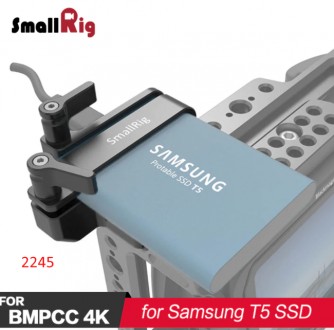 Аксесуар SmallRig Mount for Samsung T5 SSD (2245)
SmallRig Mount для Samsung T5 . . фото 2