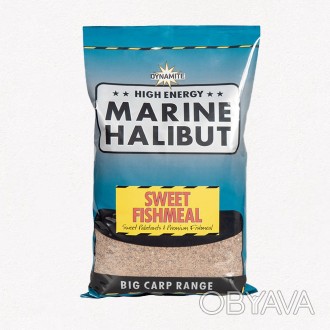 Подкормка Dynamite Baits Marine Halibut Sweet Fishmeal Groundbait 1kgНовинка 202. . фото 1