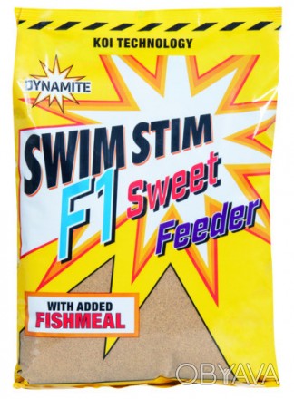 Смесь для фидерной ловли Dynamite Baits Swim Stim Feeder Mix - F1 Sweet 1.8kg - . . фото 1