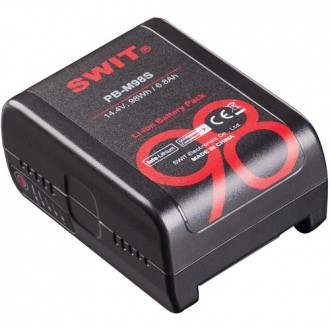 
Акумулятор SWIT PB-M98S 14.4 V 98Wh Pocket with Battery D-Tap and USB Output (V. . фото 6