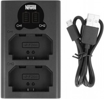 Зарядний пристрій Newell DL-USB-C для NP-FZ100 (DL-USB-C charger NP-FZ100) (NL19. . фото 8
