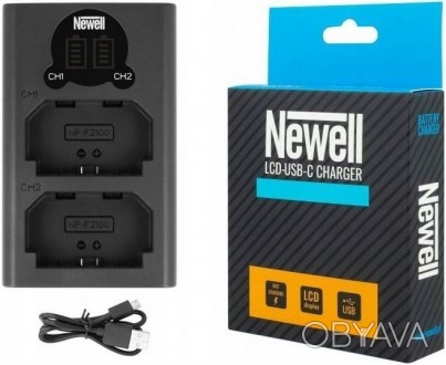 Зарядний пристрій Newell DL-USB-C для NP-FZ100 (DL-USB-C charger NP-FZ100) (NL19. . фото 1