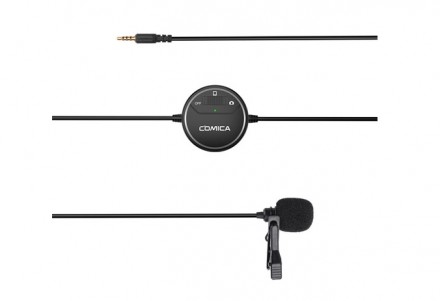 Микрофон Comica Audio SIG.LAV V03 Omnidirectional Lavalier Microphone with Monit. . фото 3