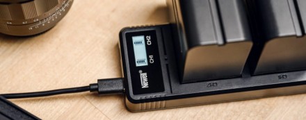 Зарядное устройство Newell Ultra Fast Type-C charger for NP-F, NP-FM series Batt. . фото 8