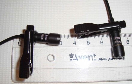 Петличный микрофон двойной MicroPhone 3.5mm jack с зажимом Черный - 6 метр.
- э. . фото 9
