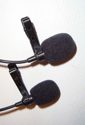 Петличный микрофон двойной MicroPhone 3.5mm jack с зажимом Черный - 6 метр.
- э. . фото 5