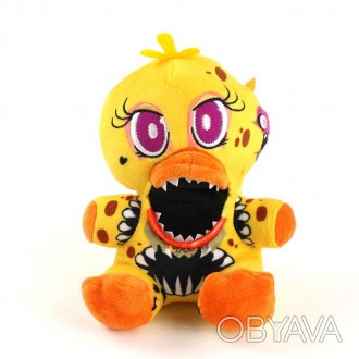 Мягкая игрушка брелок Кошмарная Чика Twisted Chica 5 ночей с Фредди FNAF 
Предст. . фото 1