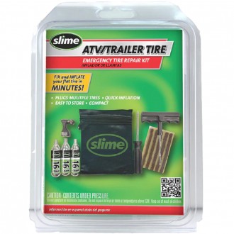 
	Ремкомплект для безкамерних покришок Slime Tyre Repair Kit, Tools, plugs CO2 
. . фото 3