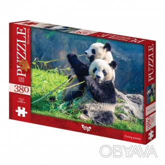 Пазли 380 ел. с.6 Funny pandas (10) Danko Toys Работаем с 2011 годаБлагодаря бол. . фото 1