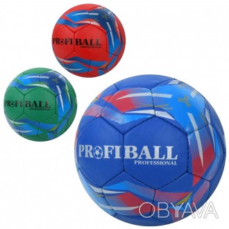 ![CDATA[М"яч футбольний розмір5,ПУ1,4мм,ручна робота, 32панелі, 400-420г, 3кольо. . фото 1