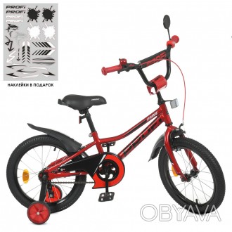 Велосипед дитячий PROF1 18д. Y18221-1 (1шт) Prime, SKD75,ліхтар,дзвінок,дзеркало. . фото 1