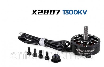 Модель: X2807(1300KV)
Кількість ячеек: 2S-6S
Вес: 48.6g W/0 Silicone Wire
Підшип. . фото 2