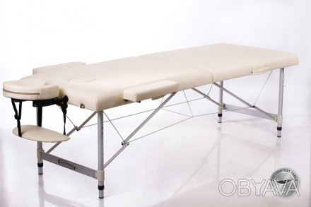 Практичний і міцний масажний стіл RESTPRO® ALU 2 (L) Бежевий відмінно підійде дл. . фото 1