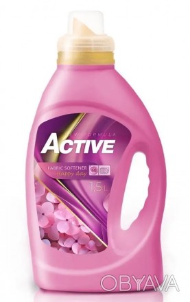 Ополіскувач для білизни Active Fabric softener Happy day 1.5 л Ополіскувач для б. . фото 1