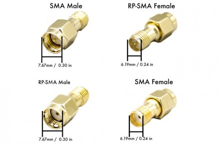 Характеристики:
Тип: Переходник антенный
Входные разъёмы: RP-SMA M
Выходные разъ. . фото 4