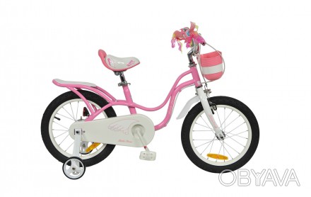 
Дитячий велосипед Royal Baby Little Swan 16".
 Граційні вигини та м'які лінії в. . фото 1