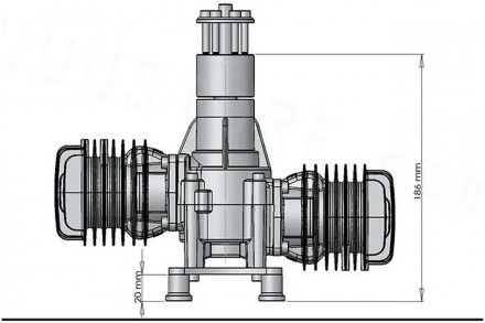 Двигатель DLE 111
Характеристики:
Производительность: 11,2 л.с./7500 об/мин.
Ско. . фото 3