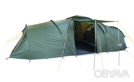 Висококласна сімейна восьмимісна палатка для тривалого відпочинку, трисезонного . . фото 1