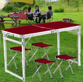 Складний стіл для пікніка суттєво підвищить комфорт та рівень відпочинку на прир. . фото 3