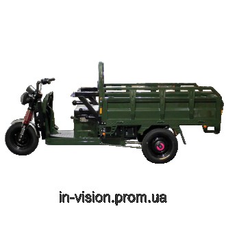 Електричний вантажний трицикл ZEUS TRIGO JJ1.6 1000W/60V/35AH DZM (зелений) - це. . фото 4