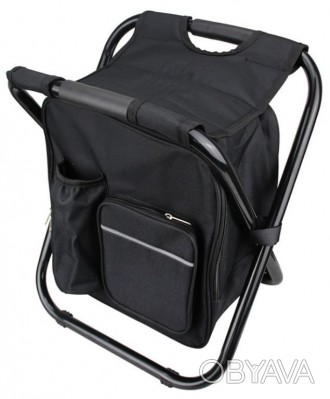 Стілець - рюкзак складний 3 в 1 з термосумкою - поєднує в собі рюкзак, термосумк. . фото 1