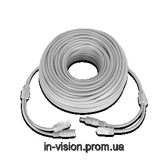 Патчкорд комбинированный по витой паре GreenVision GV-RJ-45+DC-30M. Переяслав-Хмельницкий. фото 1