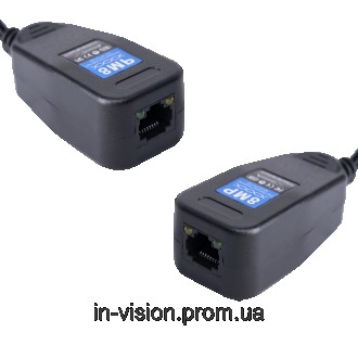 Одноканальный приемник/передатчик видеосигнала по кабелю витая пара GV-01 4K P-0. . фото 2