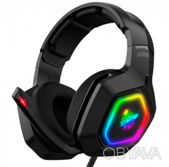 Ігрові навушники ONIKUMA Gaming K10 Pro LED Black - ігрова гарнітура, яка відтво. . фото 1