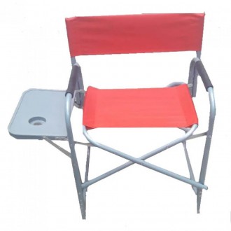 Крісло розкладне туристичне Режисер MH-3084AS з полицею 81х47х78 см червонеРозкл. . фото 2