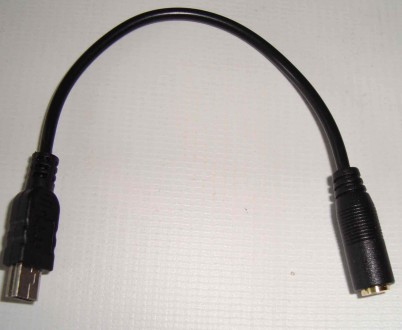 Перехідник з mini USB 10 pin  на mini jack 3.5 мм Video-AUX для экшн-камер 

О. . фото 2