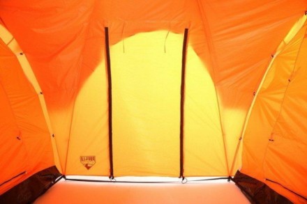 Намет шестимісний Bestway Camp Base 68016 OrangeШестимісний кемпінговий двошаров. . фото 5