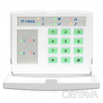 Світлодіодна клавіатура для керування охоронною системою на базі Orion NOVA; 4 і. . фото 1