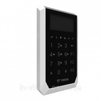 Сенсорна OLED-клавіатура з вбудованим зчитувачем NFC/Mifare для керування охорон. . фото 4