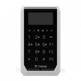 Сенсорна OLED-клавіатура з вбудованим зчитувачем NFC/Mifare для керування охорон. . фото 5