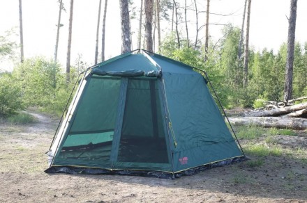 Намет шатер для відпочинку Tramp Mosquito Lux v2 TRT-087, GreenTramp Bungalow Lu. . фото 3