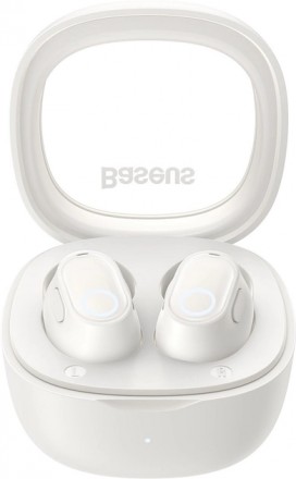 Модель бездротових навушників Baseus Bowie WM02 TWS Bluetooth 5.3 White (NGTW180. . фото 3