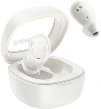 Модель бездротових навушників Baseus Bowie WM02 TWS Bluetooth 5.3 White (NGTW180. . фото 2