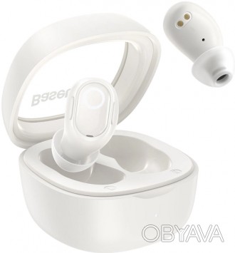 Модель бездротових навушників Baseus Bowie WM02 TWS Bluetooth 5.3 White (NGTW180. . фото 1