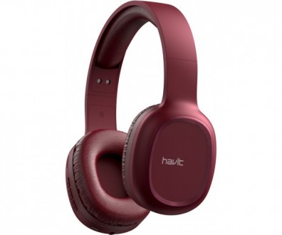 Навушники з мікрофоном Havit HV-H2590BT PRO Bluetooth, червоні. . фото 4