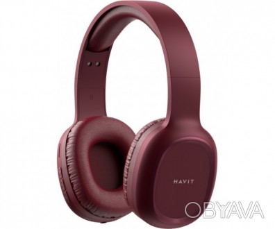 Навушники з мікрофоном Havit HV-H2590BT PRO Bluetooth, червоні. . фото 1