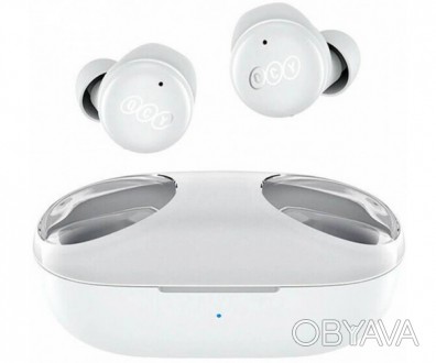 Навушники з мікрофоном Xiaomi TWS QCY T17S White. . фото 1