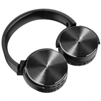 Бездротові навушники Bluetooth HOCO DW01 Foldable BT5.0 чорні
Складні Bluetooth-. . фото 4