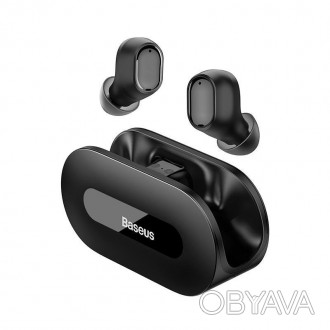 Бездротові навушники Bluetooth Baseus Bowie EZ10 у кейсі чорні
Навушники Baseus . . фото 1