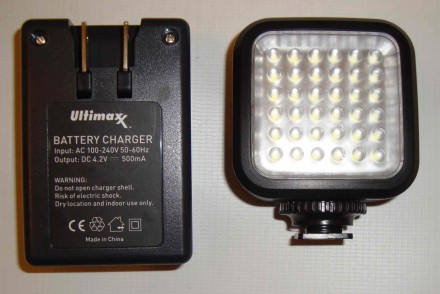 Накамерне світло Ultimaxx Universal 36 LED Light with Mounting Bracket for Digit. . фото 13