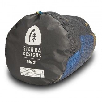 Sierra Designs Nitro 800F 35 Long – універсальний трисезонний спальний мішок для. . фото 7