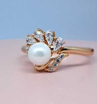 Красивое позолоченное женское кольцо. Медицинское золото
Бренд: Xuping
Основа : . . фото 7