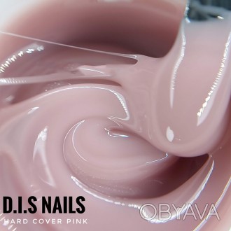 Камуфлирующий гель для наращивания ногтей D.I.S Hard Gel Cover Pink 50 г