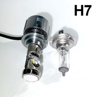  
 Світлодіодні лампи з лінзою KEEDO H7 12-24 В – це тип світлодіодних ламп, яки. . фото 6